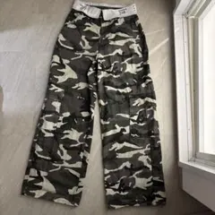 カーゴパンツ デニム 迷彩柄 古着 ノーブランド レディース メンズ ストリート