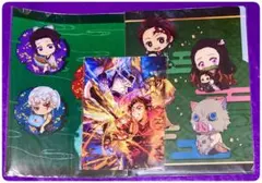 鬼滅の刃 グッズ 3点セット / A4クリアファイル & 入場特典イラストボード