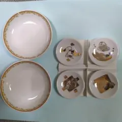 Noritake 和風皿セット 大皿2枚 取り皿4枚