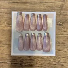 【値下げ交渉可】ネイルチップ　ワンホン　マグネット　フレンチ