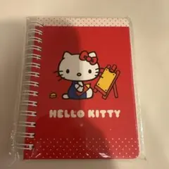正規品サンリオ昭和ハローキティ リングノート 赤