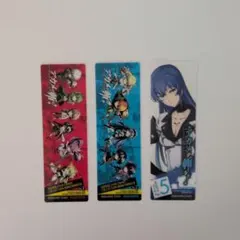 しおり3枚　アカメが斬る　BOOKMARKER コミッパ