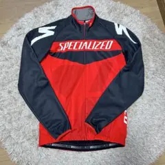 Specialized サイクルジャージ 上下セット レッド ブラック - メルカリ