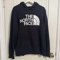 良品☆THE NORTH FACE★ビッグロゴ パーカー M ブラック