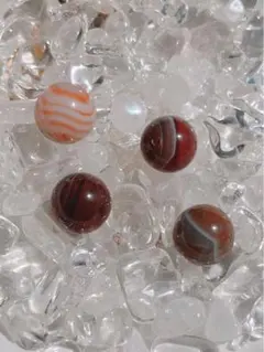 な*お様 天然石・サードアゲート（12ミリ玉・４珠）