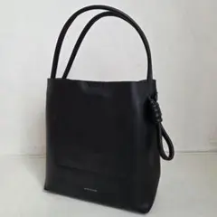 ⭐️万能⭐️アダムエロぺ トートバッグ ハンドバッグ フェイクレザー 黒 軽量