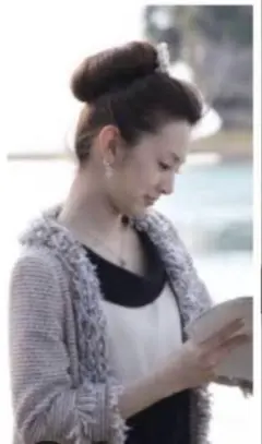 北川景子着　GRACE CONTINENTAL バイカラー　ビジューワンピース