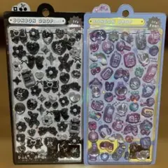 ボンボンドロップシール　ぶらっくボンボン　ぴこぴこボンボン　クーリア