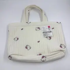 新品 ハローキティ イブルトートバッグ ヌビバッグ サンリオ ホワイト M