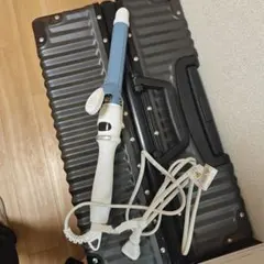 カールアイロン ブルーとホワイト