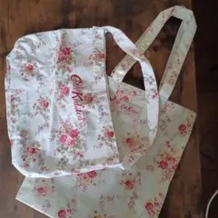 Cath Kidston フラワープリント トートバッグ　ショルダーバッグ