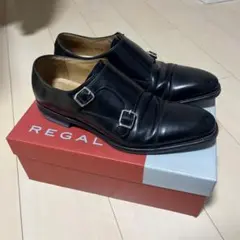 REGAL ダブルモンクストラップ ビジネスシューズ