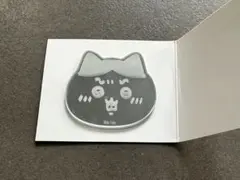 ハチワレ　トレーディング　おかおミラーステッカー