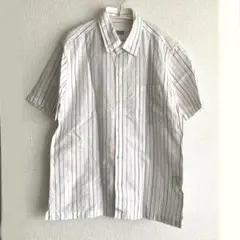 タケオキクチ 半袖シャツ ストライプ