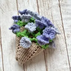 ミニ　ブーケブランケット　花束ブランケット　花束マット　スズラン　マルチカバー