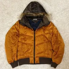 美品✨ archive y2k お兄系　ファーダウン　オレンジ　48