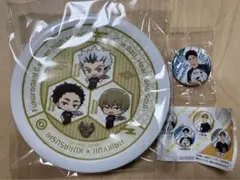 ハイキュー くら寿司 オリジナル寿司皿　梟谷学園高校　赤葦バッジ