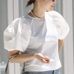 ガーリッシュ girlish ボンボリチェックTシャツ ホワイト 新品未使用