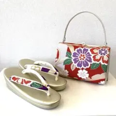 成人式　お呼ばれ　和装　草履　バック　セット　日本製