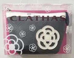 CLATHAS ネイビー ポーチ 小物入れ 化粧ポーチのサムネイル