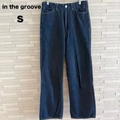 in the groove ワイドデニムパンツ ボーイズパンツ ハイウエスト Sのサムネイル