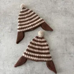 organic zoo 2-3y 3-4y ニット帽