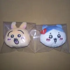 ちいかわ　なかよしおかおぬいぐるみバッジ　ハチワレ　うさぎ