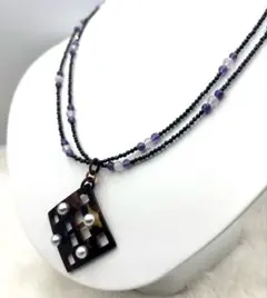 作家物】BéBé工房 シルバー＆パール チョーカーネックレス 今村学 べべ 