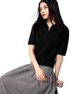 ニットポロシャツ ポロシャツ