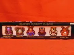 【 スーパーロボットF-BOX】「 ゼンマイ人形6体セット 」※箱キズ