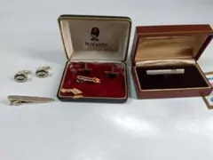 ブランド　ネクタイピン　カフス　３セット　ピエールカルダン　BOTANYなど