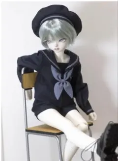 新品未使用】グレーセーラー服セット 1/6ドール服 - メルカリ