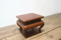 1234 アンティーク　欅の花台　展示台　香炉台　盆栽台　骨董　レトロ　けやき