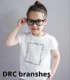 新品　DRC ロゴフレンチスリーブトップス　ノースリーブTシャツ　ブランシェス