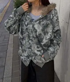 sedacle アソート柄 ジップパーカー スウェットパンツ セットアップ m 