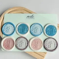 猫デザイン シーリングスタンプ8個セット