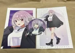 新条アカネ ポストカード＆缶バッジ