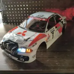 タミヤ RC 三菱 ランエボ4 ボディ 頭文字D 岩城清次 イニD ランサー