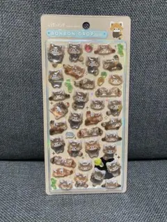 【正規品】レッサーパンダ ボンボンドロップシール