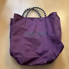 NOMADIS トートバッグ パープル　美品のサムネイル