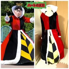 dハロ仮装　ハートの女王 王冠付き　ディズニーハロウィン　大人Lサイズ