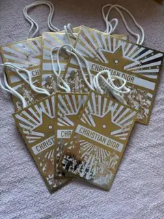 ディオール　DIOR クリスマス　ショッパー6点セット