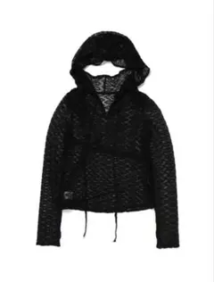 g*引様 theredthread パーカー　ブラック THEREDTHREAD / ザレッドスレッド】S zip up hoodie