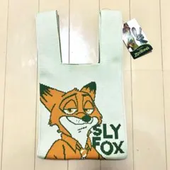 ズートピア ニック ハンドバッグ サンキューマート ニットバッグ ニックワイルド