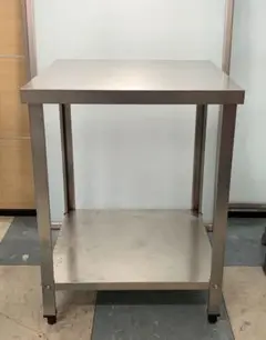 業務用ステンレス作業台 調理台 高さ800㎜×幅600㎜×奥行600㎜
