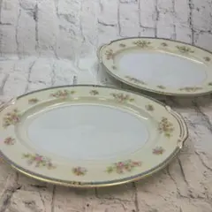 Ｄ　　 ノリタケ大皿2枚セット