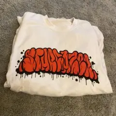グラフィティ風ロゴ ニット