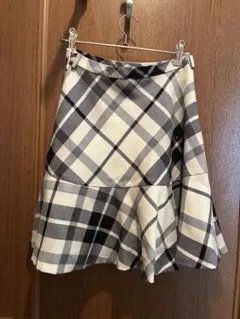 BLUE LABEL CRESTBRIDGE チェック柄フレアスカート