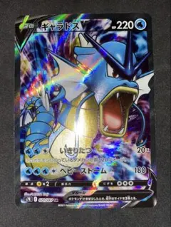 ギャラドスV SR ソード&シールド 拡張パック 蒼空ストリーム キラ 070