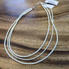 ★★新品タグ付き★★定価よりほぼ半額　SHIPS 3連ネックレス